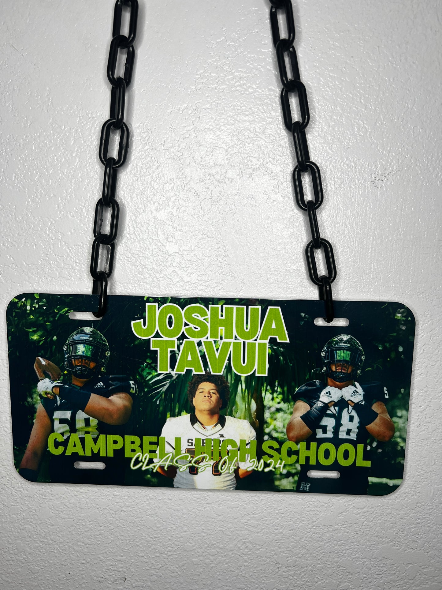 Graduation License Plate Leis