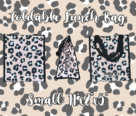 Animal Print Foldable Lunch Box - Small