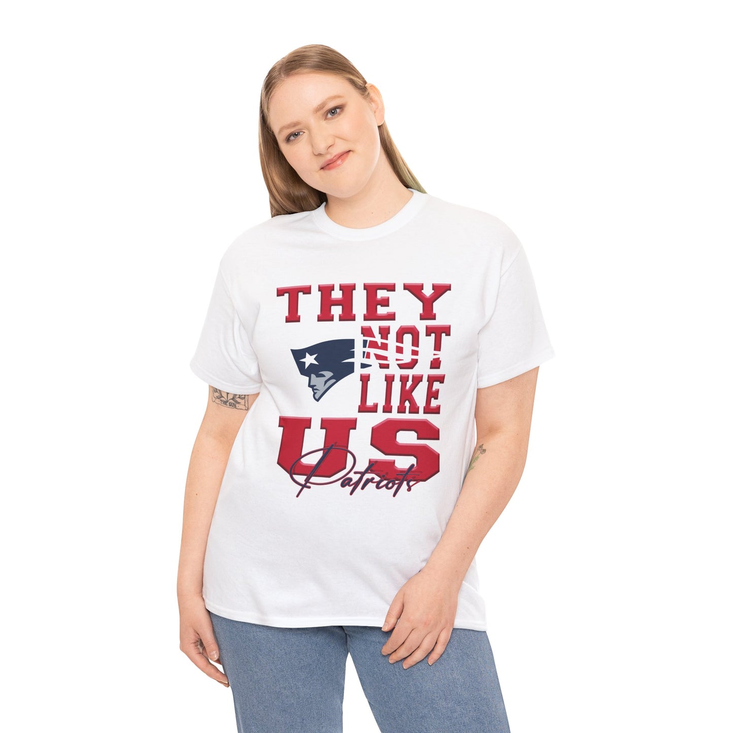 New England Patriots Football Tee, Patriots Fans Shirt, New England Patriots Unisex Tee, They Not Like Us, Sports Tee, Game Day Shirt