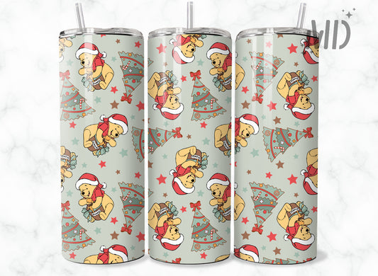 Pooh & Tree Christmas 20oz Tumbler