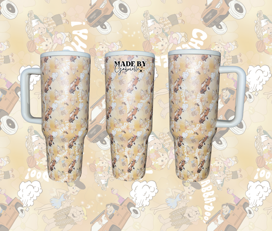 40oz Local Flintstones Tumbler