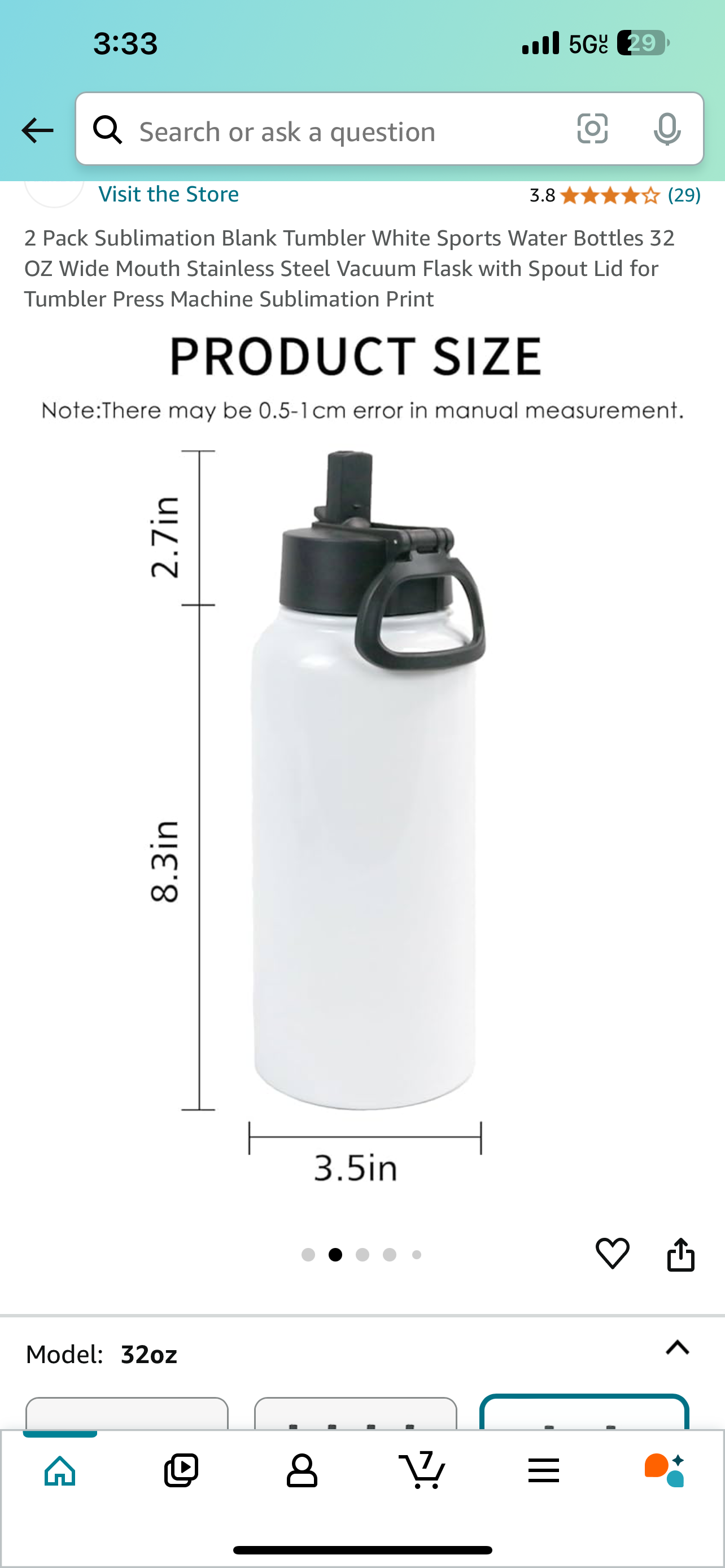 Completely Customized 32oz Tumbler